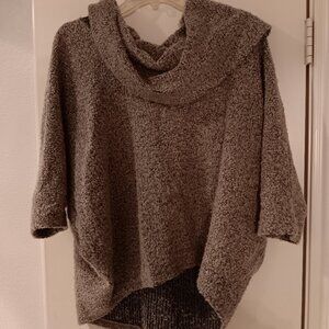 Ann Taylor Loft - Size L - Gray Multi-Color Sweater